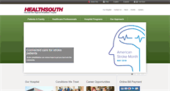 Desktop Screenshot of healthsouthmountainview.com